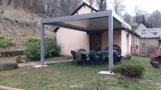 pergola bio climatique en Aveyron